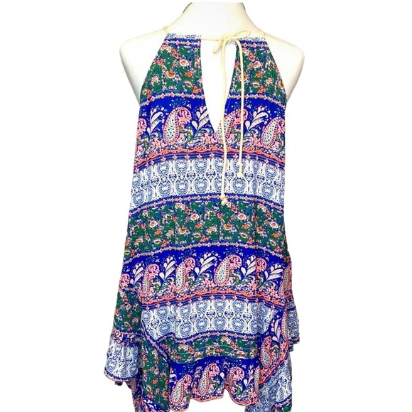 Sugar + Lips Halter Neck Asymmetrical Hem Dress - Picture 5 of 7